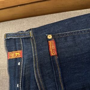 7 for All Mankind Size 28 Skinny Ankle curved raw hem